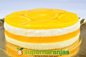 Cheesecake de naranja (sin horno).
